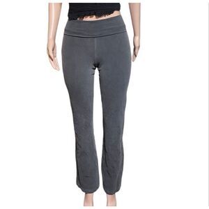 Pulp Mid rise fold grey flared pants M